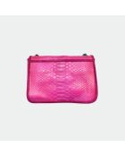 Theresa Cherry Python-Tasche - 23,5 x 17 cm
