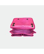 Theresa Cherry Python-Tasche - 23,5 x 17 cm