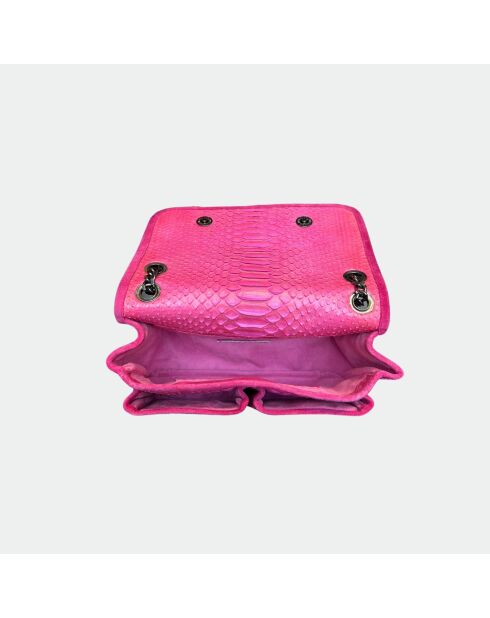 Theresa Cherry Python-Tasche - 23,5 x 17 cm