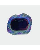 Pochette morbida Big Syren in pitone - 31 x 20 cm