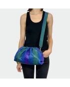 Pochette morbida Big Syren in pitone - 31 x 20 cm