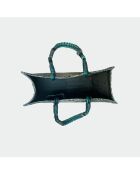 Giorgio Mint Python-Tasche - 30,5 x 40 cm