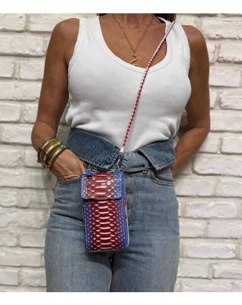 Funda de pitón Meghan Fire&Ice, 17,5 x 10 cm