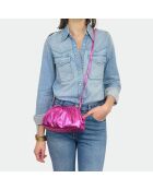 Funda de piel suave para bebé de color rosa brillante, 23 x 18 cm