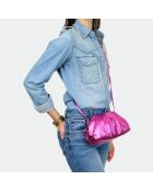 Funda de piel suave para bebé de color rosa brillante, 23 x 18 cm