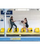 Borsa Amber Grenade Khaki in pitone - 22 x 20 cm