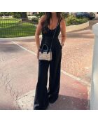 Borsa Melyne Baby in pitone verde - 20 x 15 cm