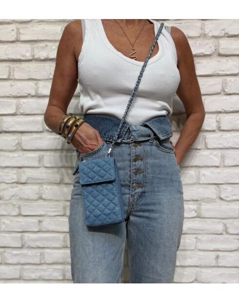 Pochette in denim Meghan Denim - 17,5 x 10 cm