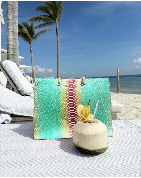 Bolso de pitón Giorgio Baia - 30,5 x 40 cm