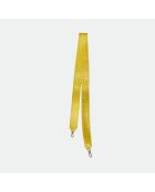 Großer weicher Beutel mit gelber Pythonfarbe, 31 x 20 cm