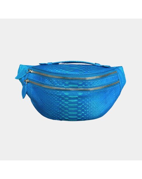 Mike Deep Ocean Pythonbanane mit Baumwoll-Innenfutter, 34,5 x 14,5 cm