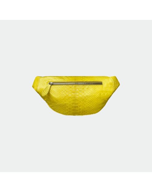 Python-banaan met katoenen binnenvoering Mike Lemon - 34,5 x 14,5 cm