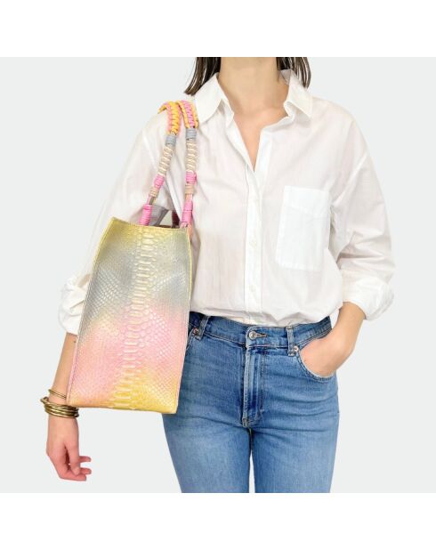 Giorgio Sunrise Python-Tasche, 30,5 x 40 cm