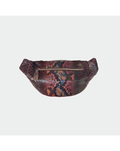 Python-banaan met katoenen binnenvoering van Mike Bourgogne - 34,5 x 14,5 cm