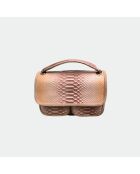 Theresa Macchiato Python-Tasche - 23,5 x 17 cm