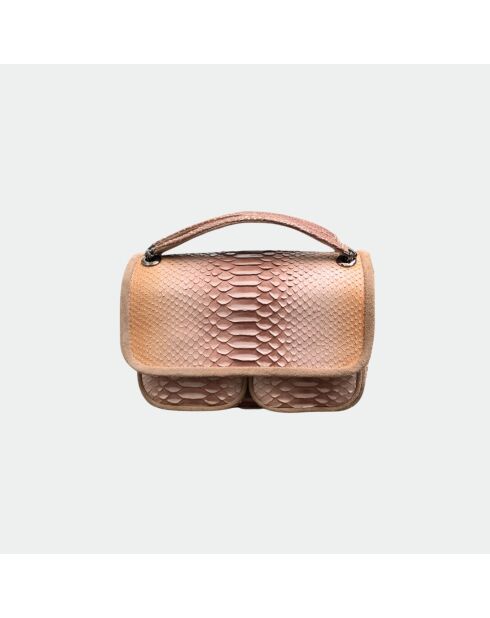 Theresa Macchiato Python-Tasche - 23,5 x 17 cm