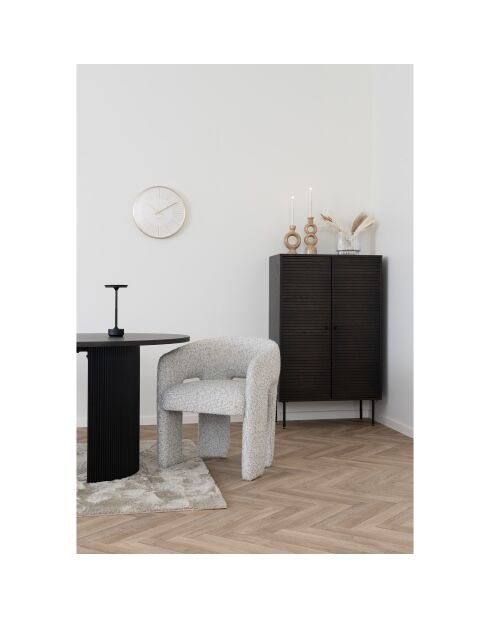 Chaise de salle à manger Monroe naturel HN1297 - 65x58x74 cm