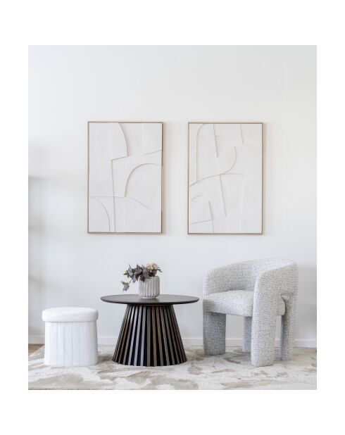 Chaise de salle à manger Monroe naturel HN1297 - 65x58x74 cm