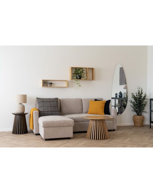 Tavolino Osaka impiallacciato in rovere naturale - 70x70x45 cm