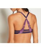 Exaltee Push-up-BH mit Bügel, Blaubeere