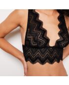 Sujetador negro sin aros Drama