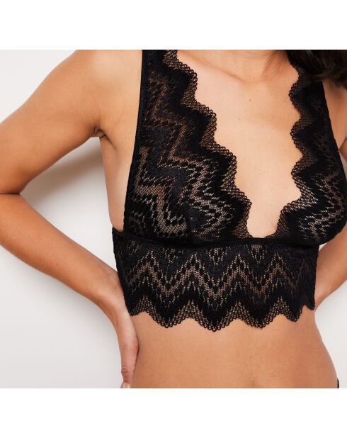 Sujetador negro sin aros Drama