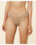 Perizoma Amber Shiny W22 color sabbia