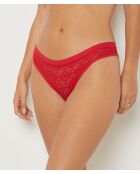 Debby Burgunderfarbenes Granathöschen in Übergröße