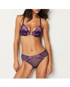 Exaltee Push-up-BH mit Bügel, Blaubeere