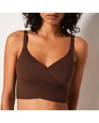 Soutien-gorge sans armatures 24 Hours chocolat