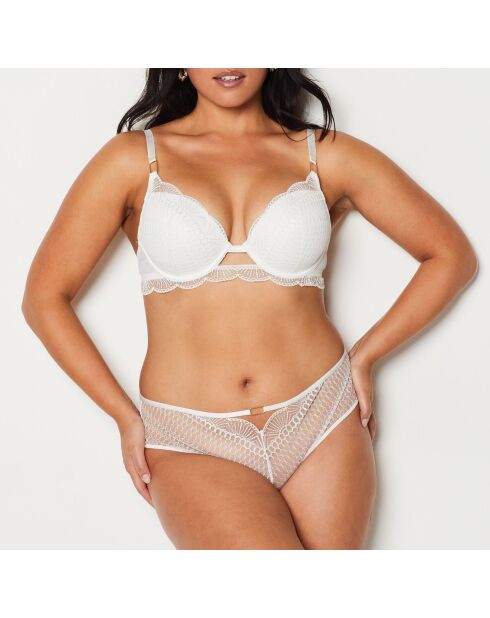 BH met beugel n° 5 Rosace ecru