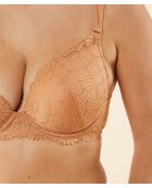 Sujetador con aros beige girasol nº 5