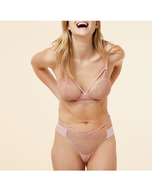 Reggiseno senza ferretto rosa Karat