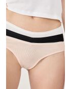 Set di 3 John tangas multicolori