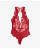 Body intero rosso senza ferretto La Chamade