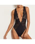 Legende schwarzer, einteiliger Body ohne Bügel