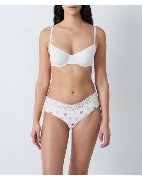 Shorty multicolor con stampa Wish