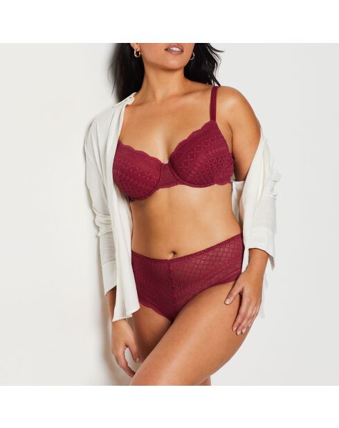 Soutien-gorge avec armatures n°4 Idole bordeaux grenat