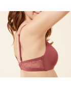 Sujetador sin aros Pure 360 We Care Terracotta