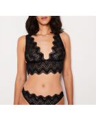 Sujetador negro sin aros Drama