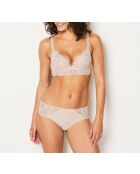 Legende taupe push-up bh met beugel