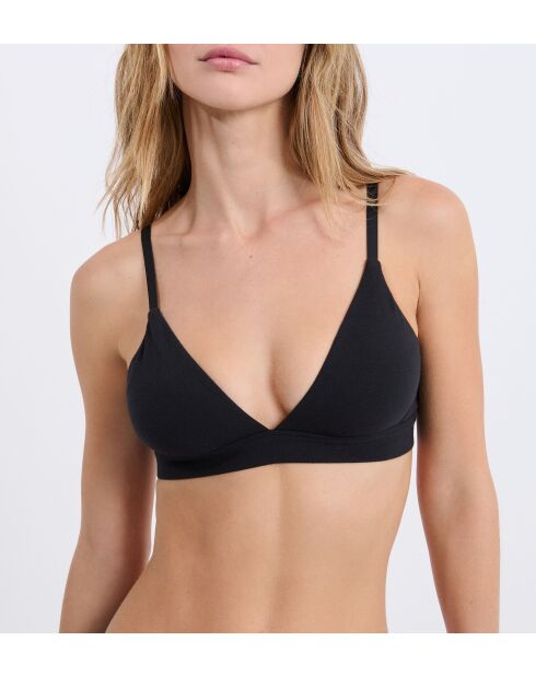 BH zonder beugel, uitneembaar kussentje nr. 8 Cotton 360 zwart