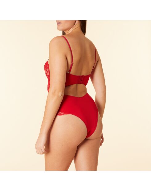 Body de una sola pieza sin cables, conjunto rojo