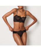 Sujetador negro Mystère con aros