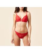 Sujetador push-up con aros nº 2, conjunto rojo