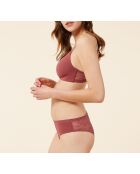 Reggiseno senza ferretto in terracotta Pure 360 We Care