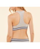 Soutien-gorge sans armatures Run gris clair