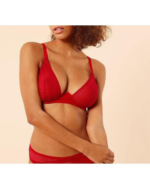 Reggiseno con ferretto Spin grenadine