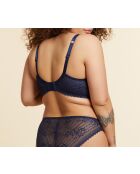 Panama-marineblauwe bh met beugel