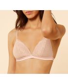 Sujetador sin aros rosa pasión